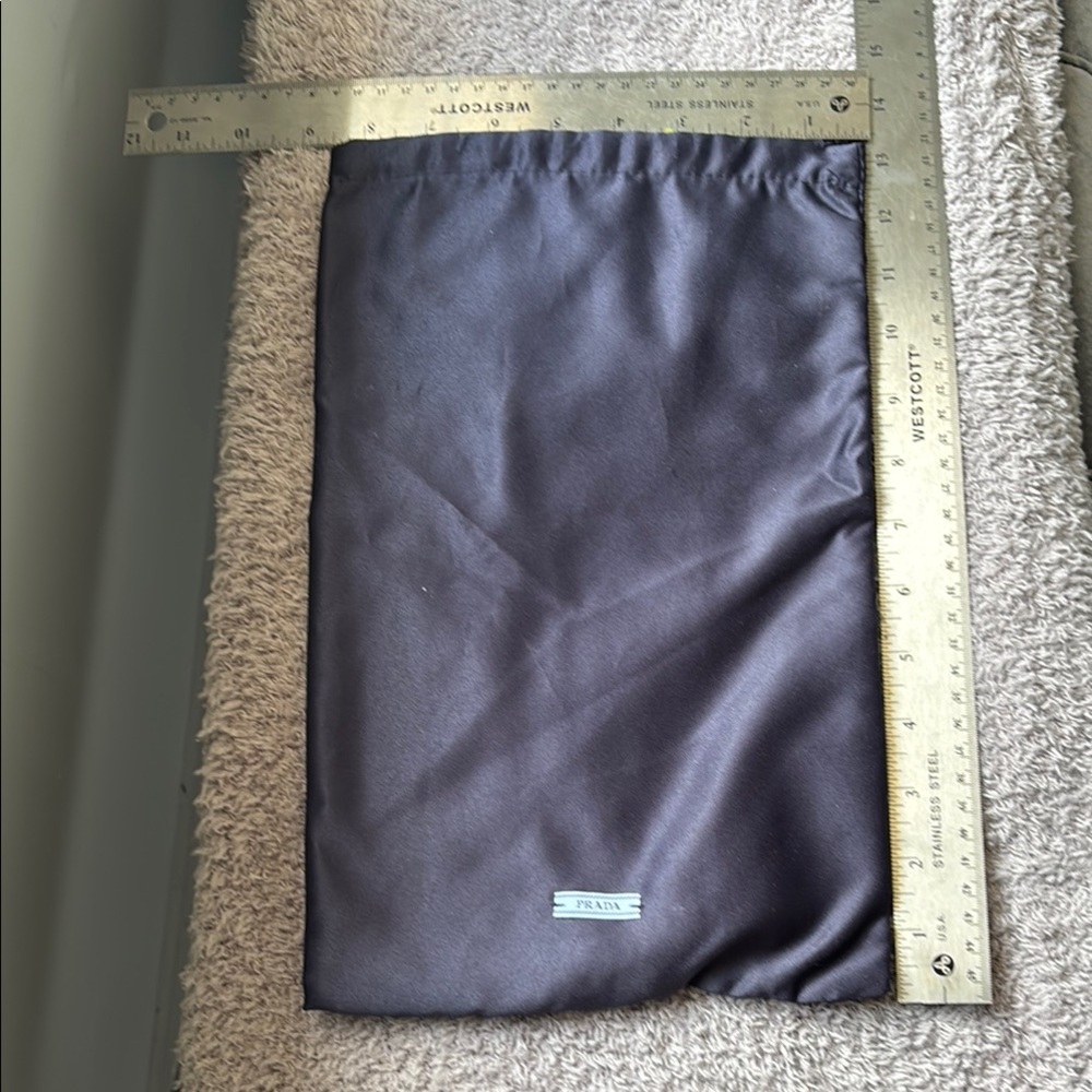 Prada navy blue dust cover for a clutch or Glasses.
